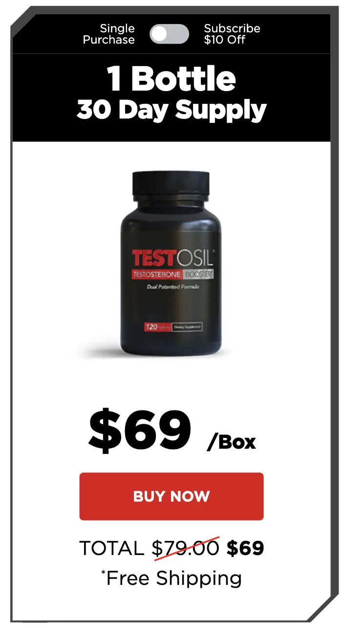 Testosil 1 bottle supply
